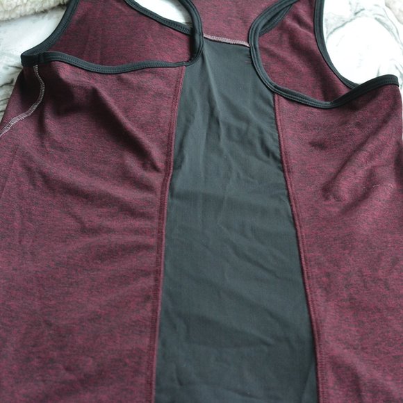NWOT Joe Fresh Burgundy Workout Tank - Picture 5 of 6